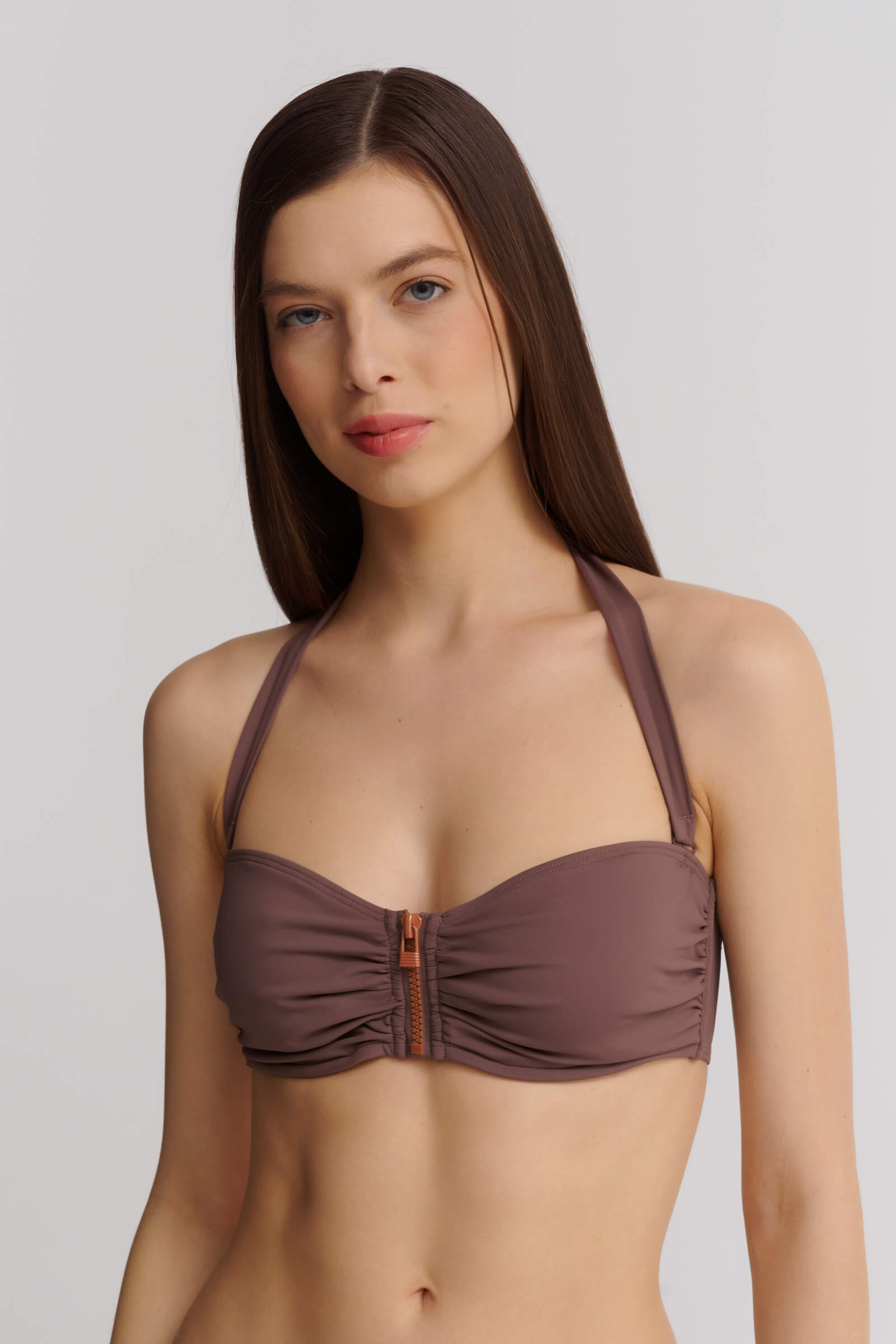 Лиф бандо с молнией Бренд 