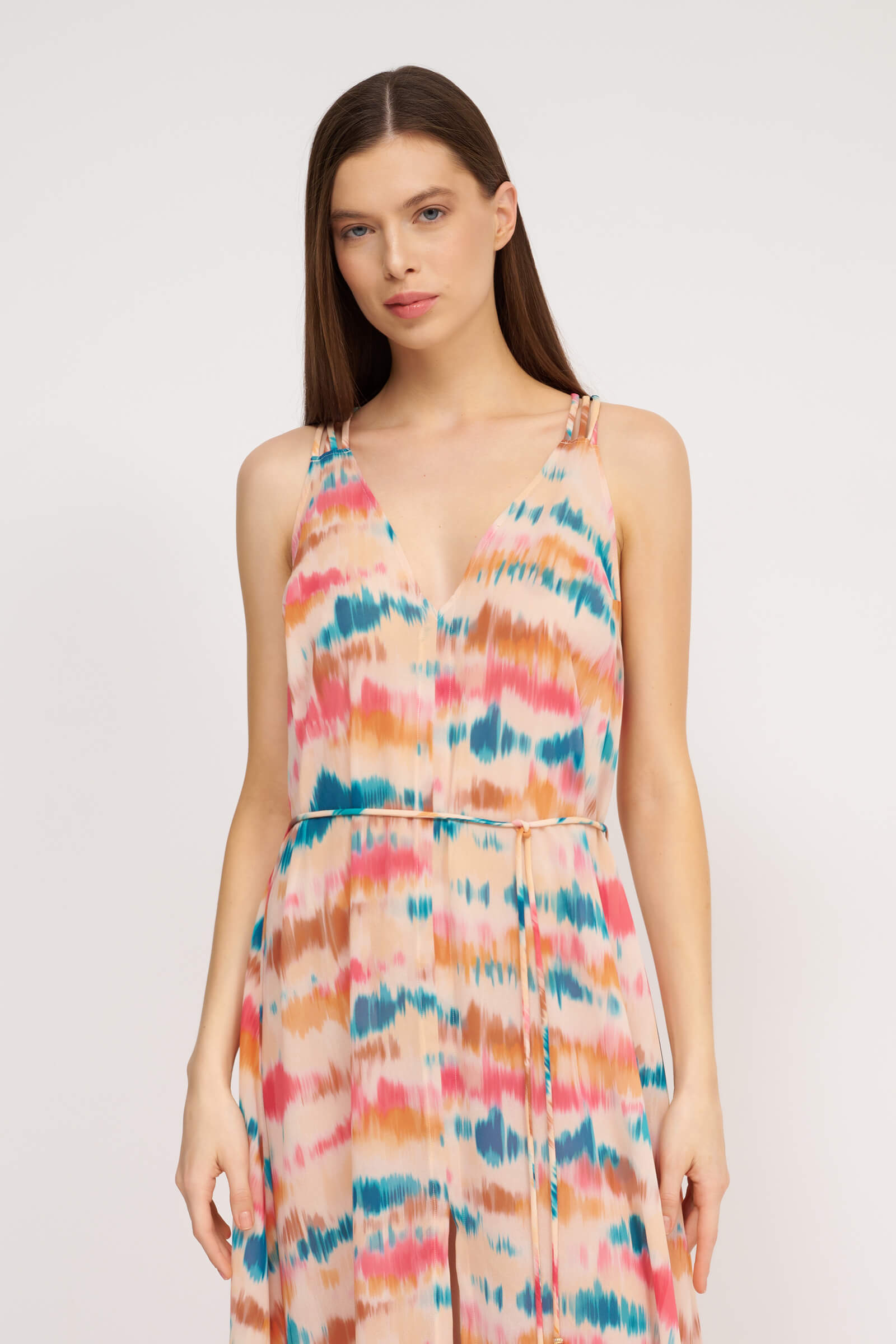 Платье с V-образным вырезом Бренд  Изображение 5