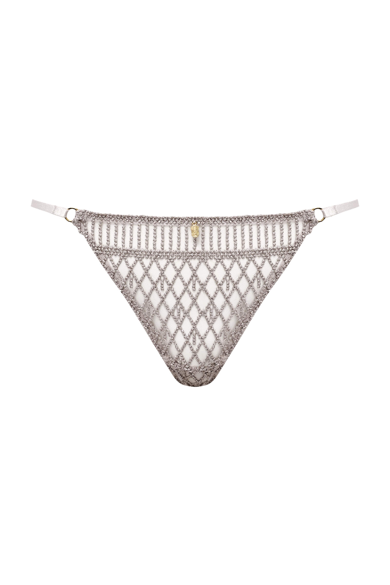 Трусы танга с вышивкой Бренд 