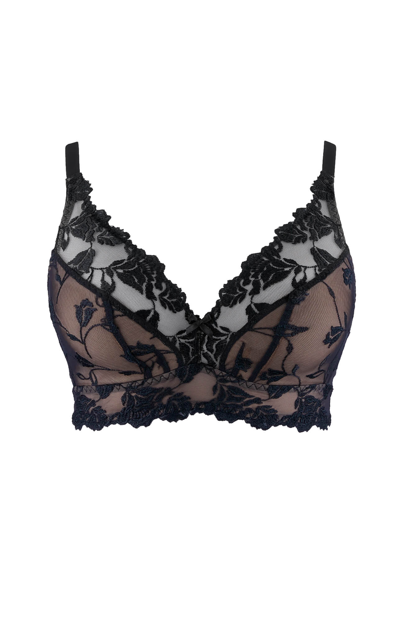 Бюстгальтер бралетт с цветочной вышивкой Бренд 
