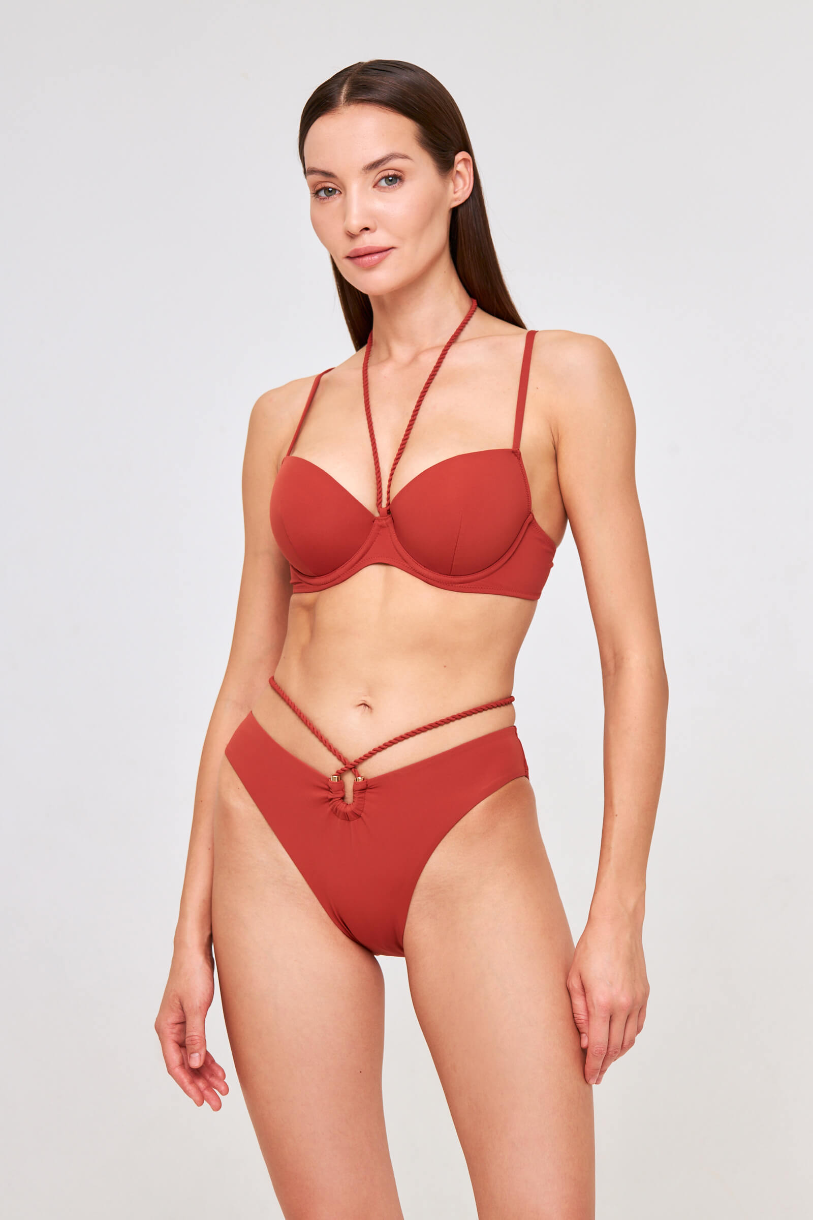 Плавки слипы с декоративным поясом Бренд  Изображение 6