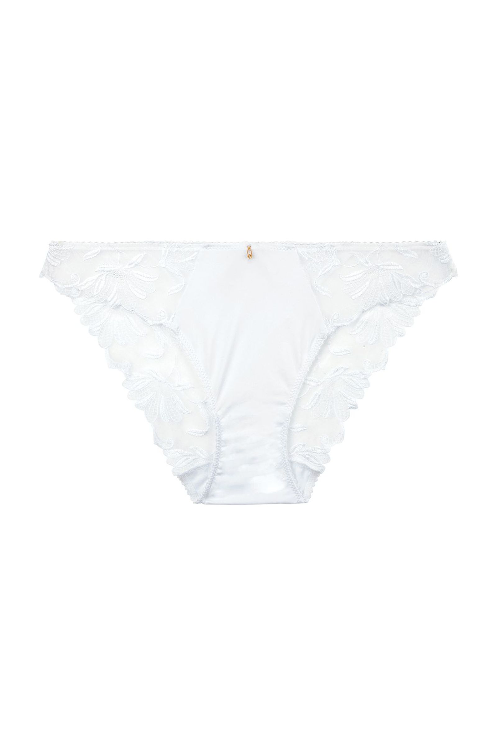 Трусы слипы с цветочной вышивкой Бренд 