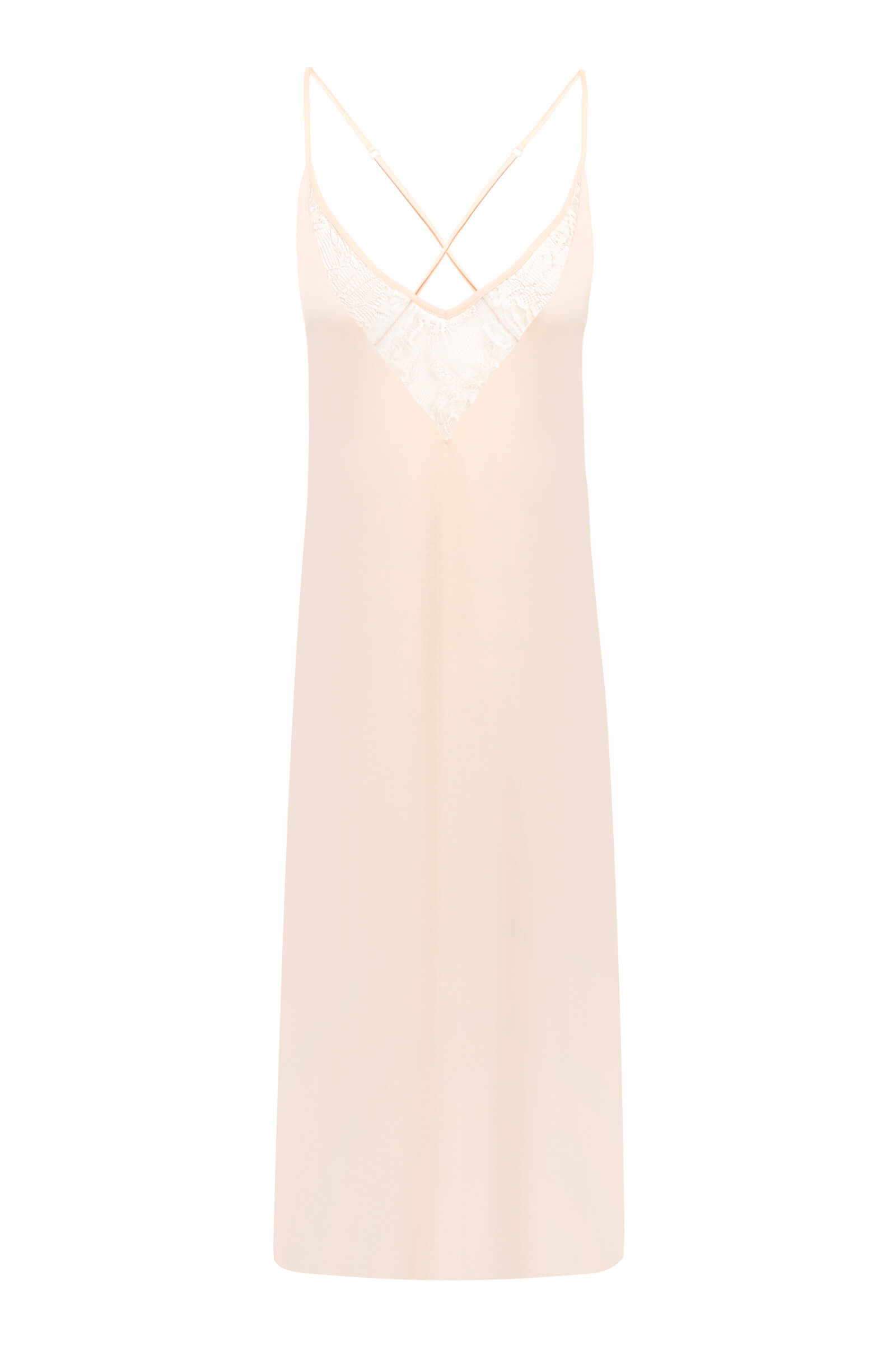 Ночная сорочка из модала с кружевом Бренд 