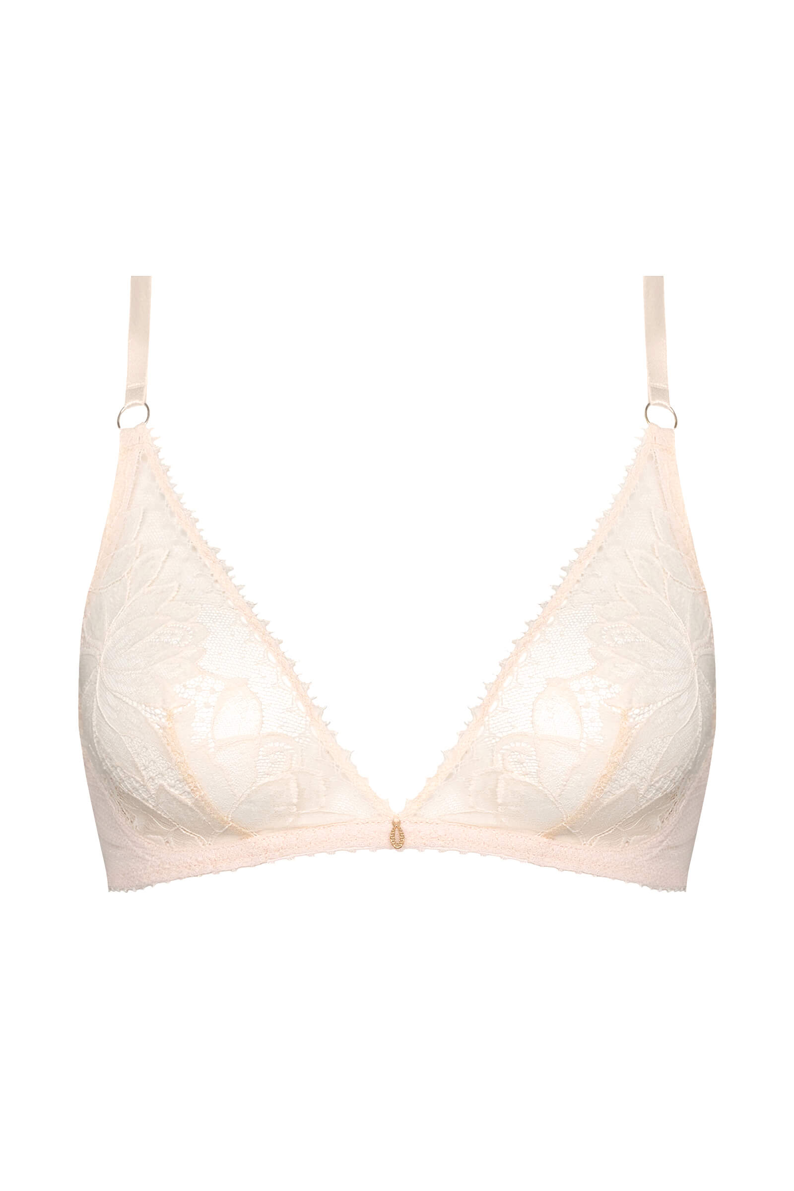 Бюстгальтер без косточек из французского кружева Бренд 