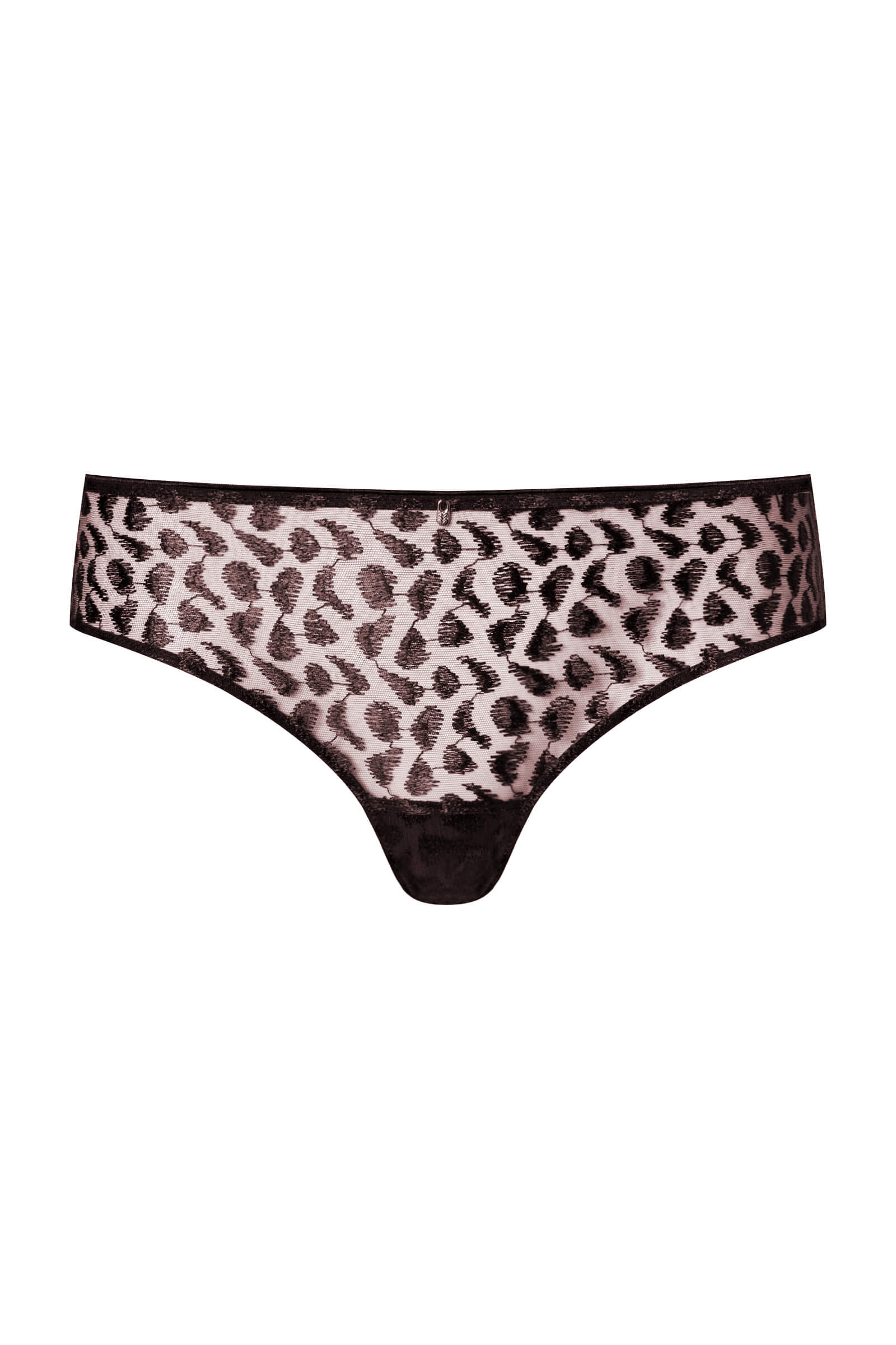 Трусы хипстеры с анималистичной вышивкой Бренд 