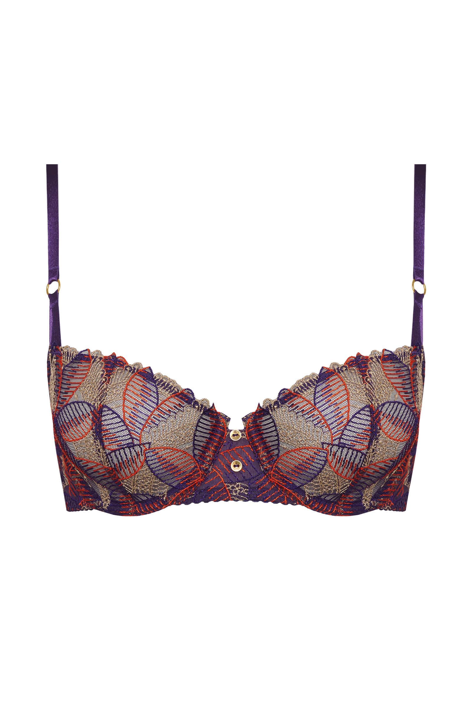 Бюстгальтер деми с вышивкой Бренд 