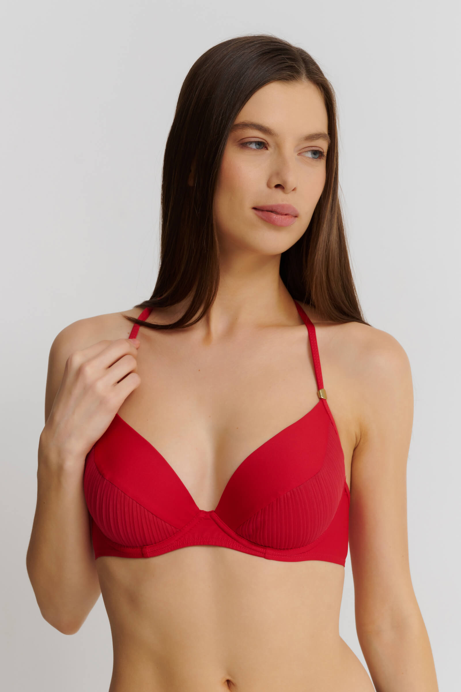 Лиф деми с завязками на шее Бренд 