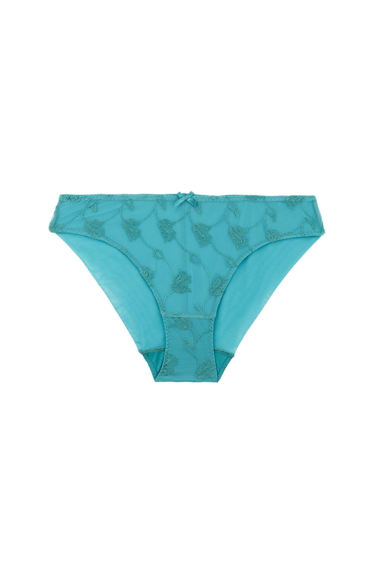 Трусы слипы с цветочной вышивкой Бренд 