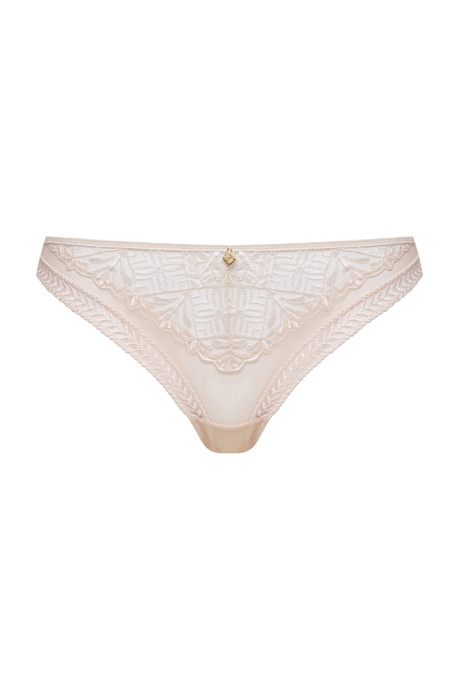 Трусы стринги с вышивкой Бренд 