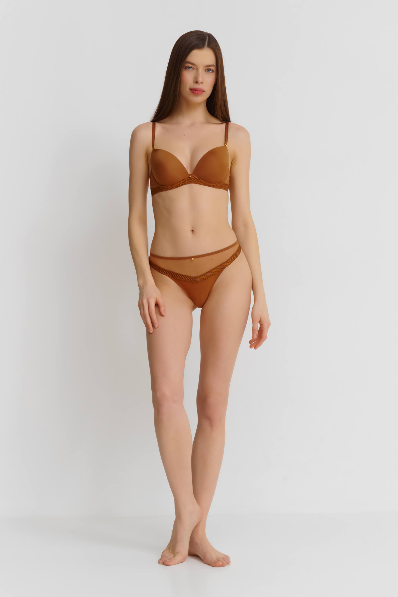 Трусы танга с вышивкой Бренд  Изображение 4