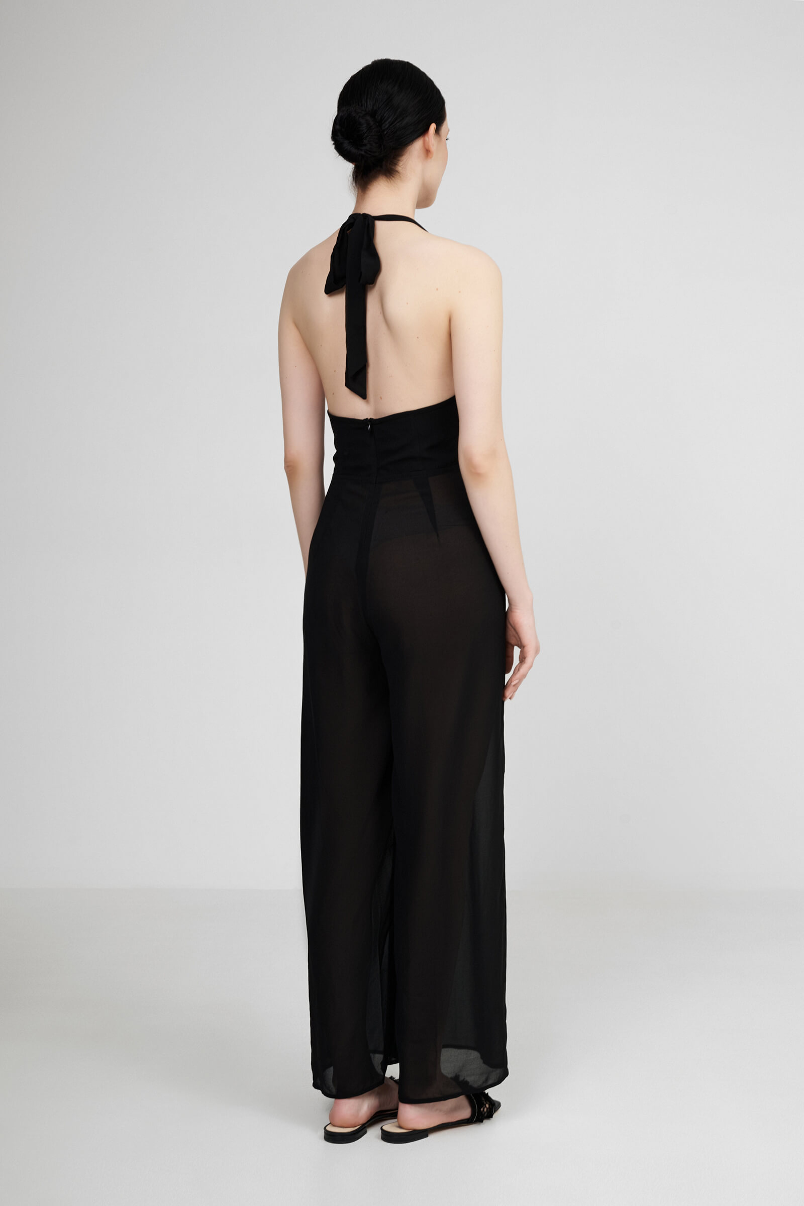 Легкий комбинезон с открытой спиной и глубоким вырезом Бренд  Изображение 3