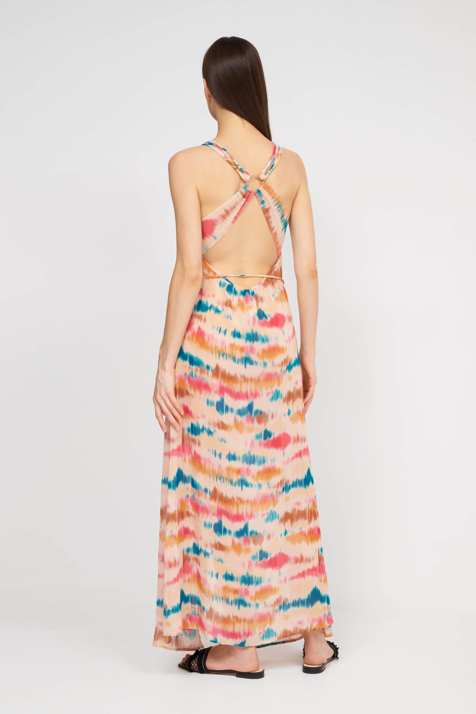 Платье с V-образным вырезом Бренд  Изображение 3