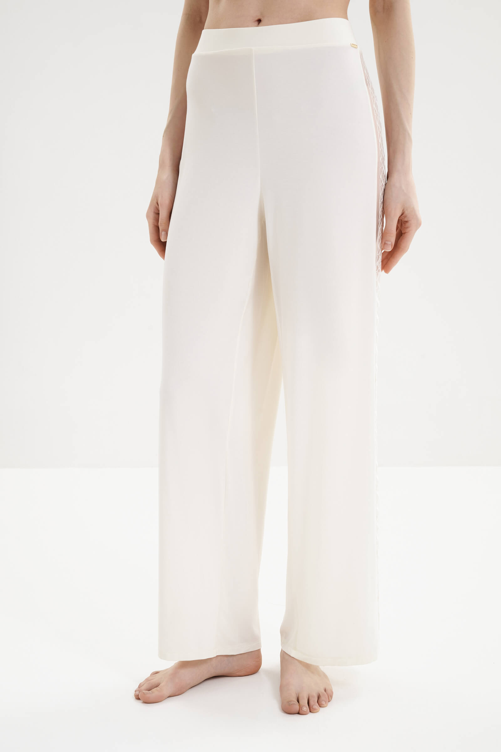 Пижамные брюки из мягкого модала с лампасами Бренд  Изображение 2