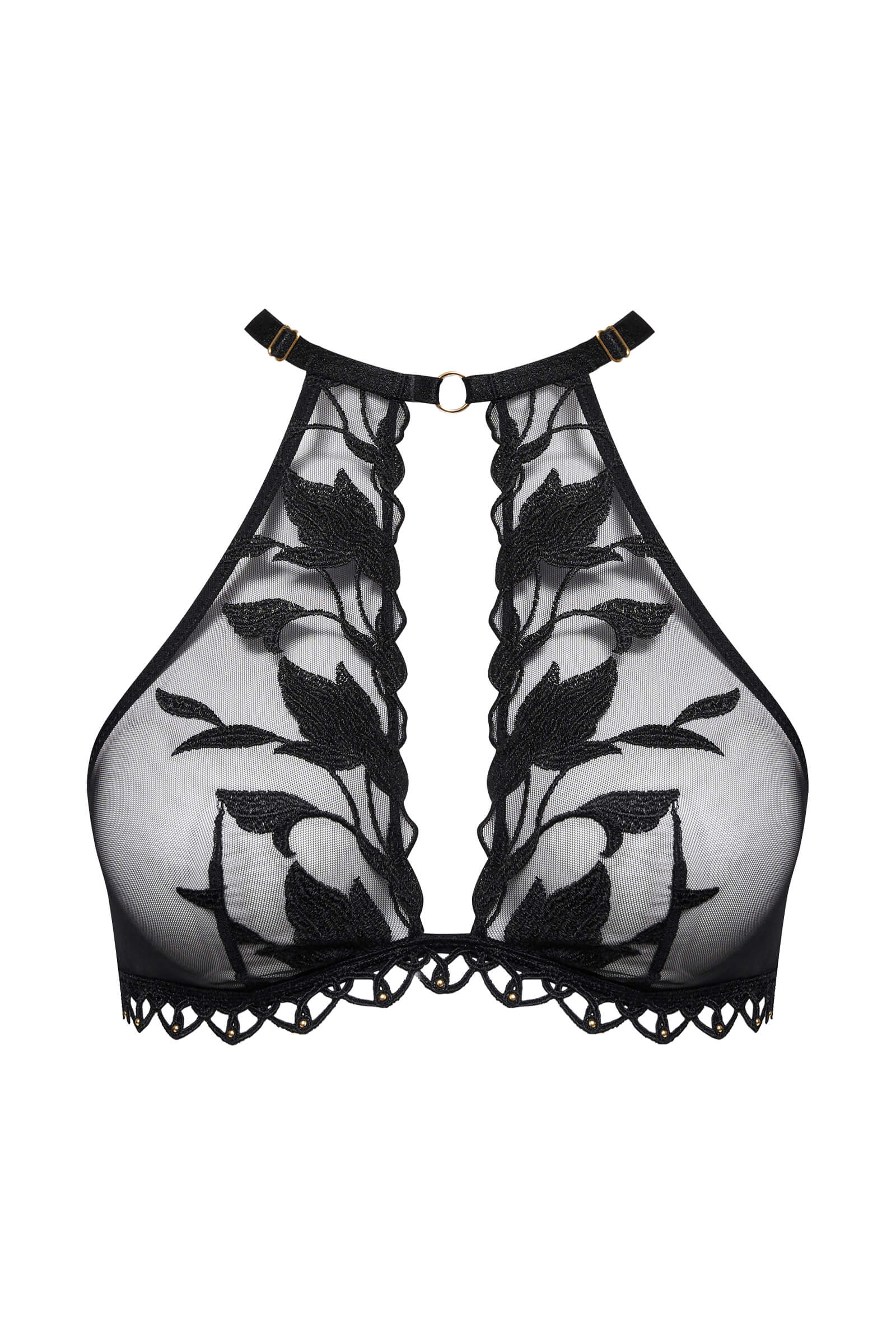 Бюстгальтер-топ с французской вышивкой Бренд 