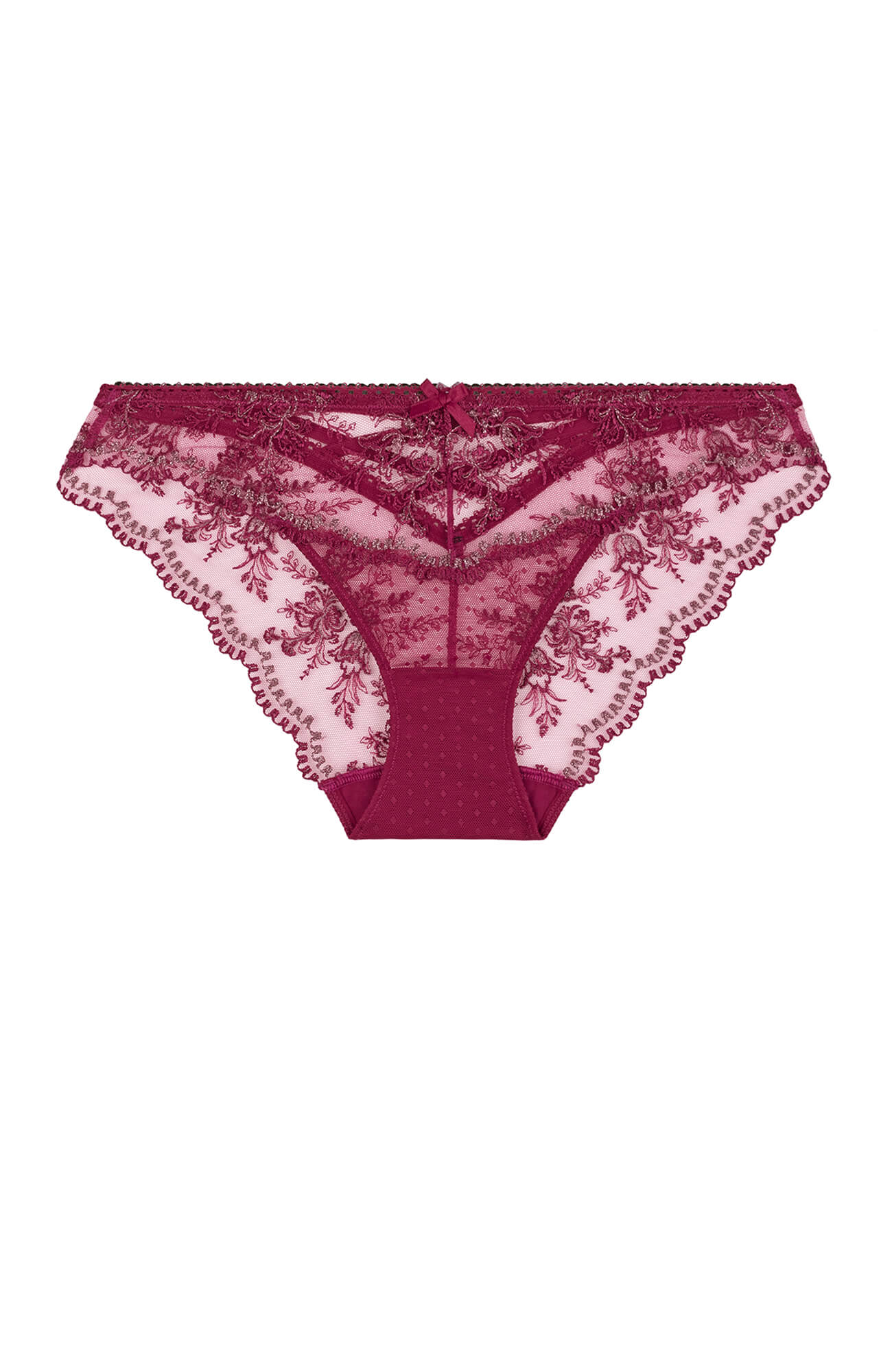 Трусы слипы из полупрозрачного тюля Бренд 