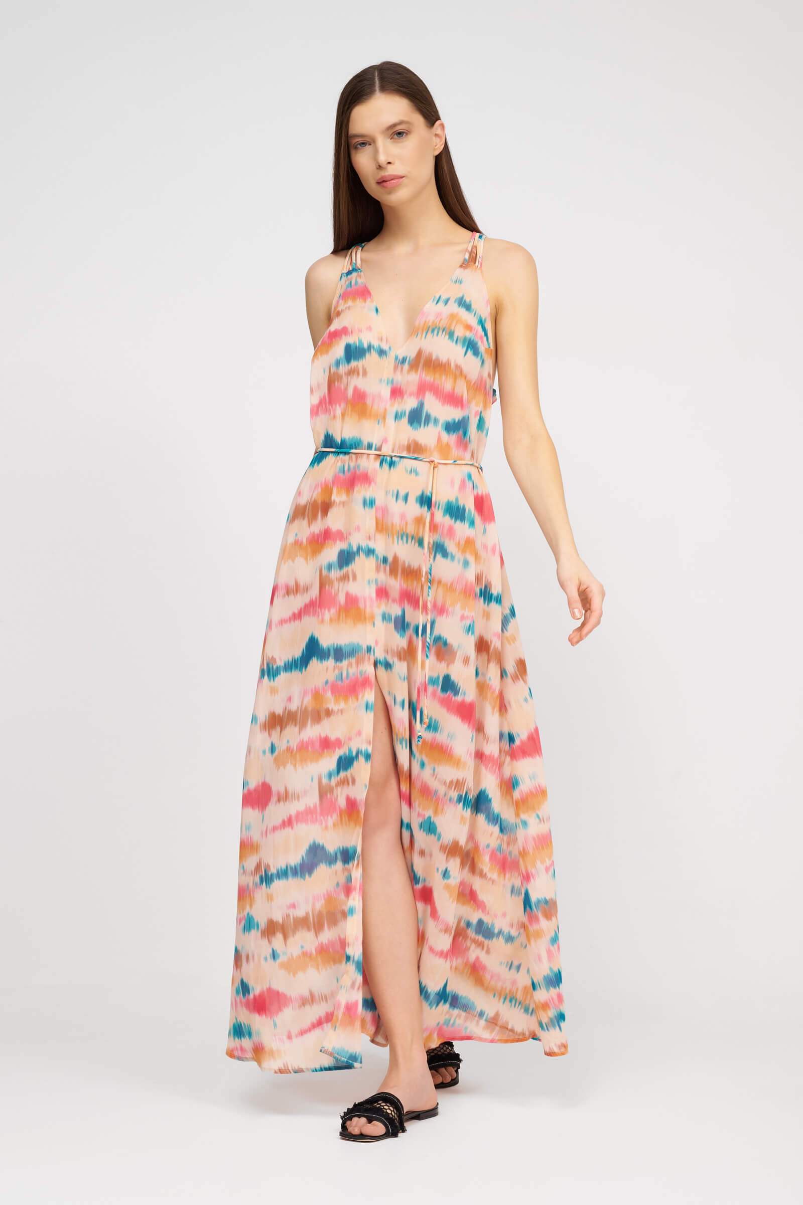 Платье с V-образным вырезом Бренд  Изображение 4