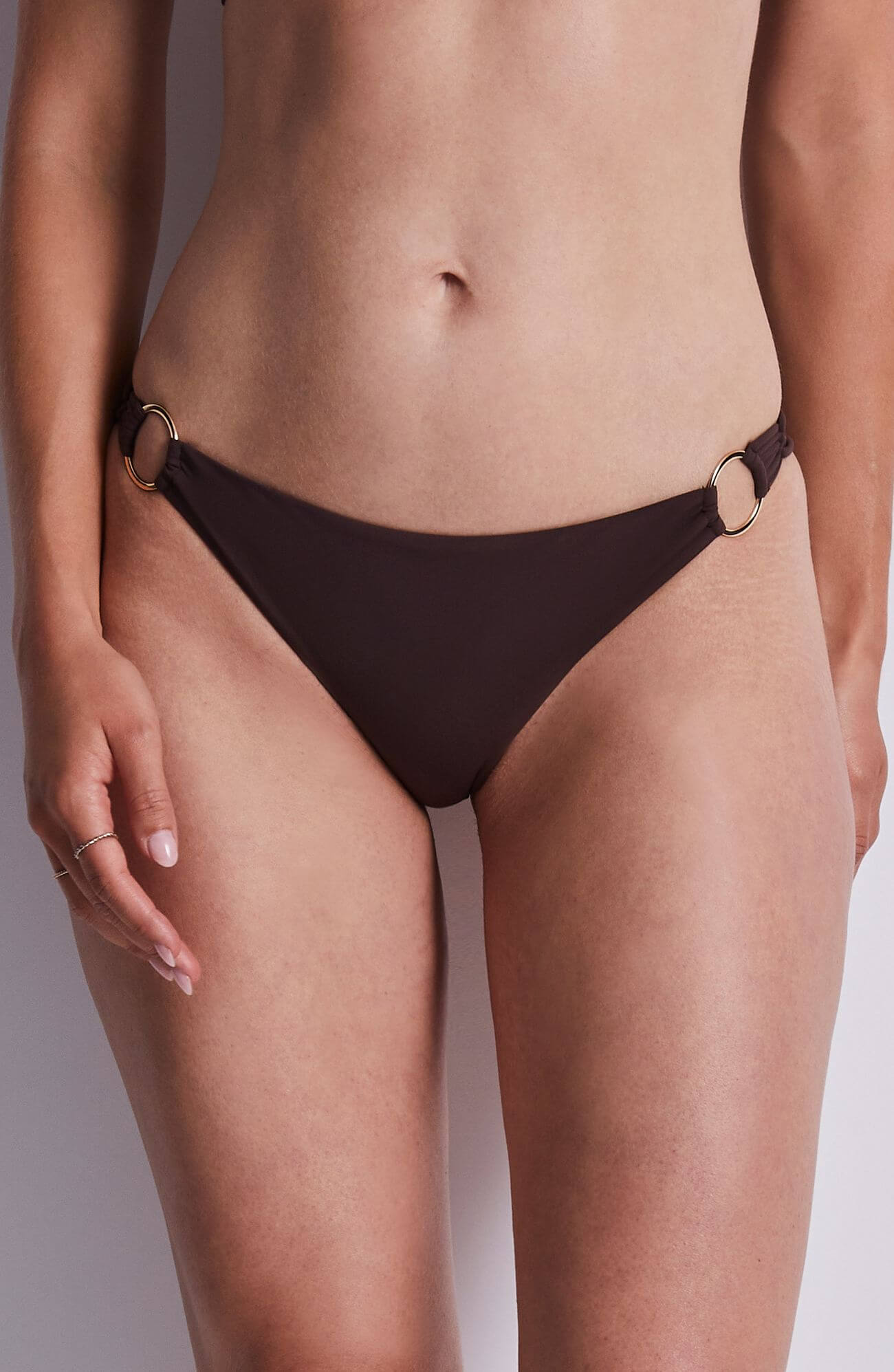 Плавки слипы с кольцами на поясе Бренд 