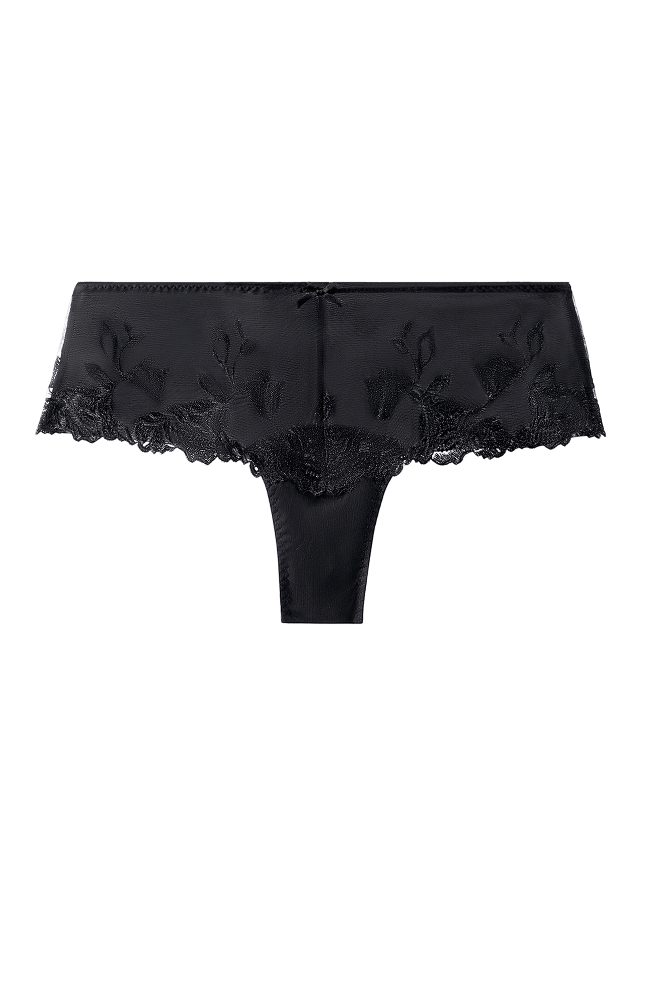 Трусы хипстеры с цветочной вышивкой Бренд 