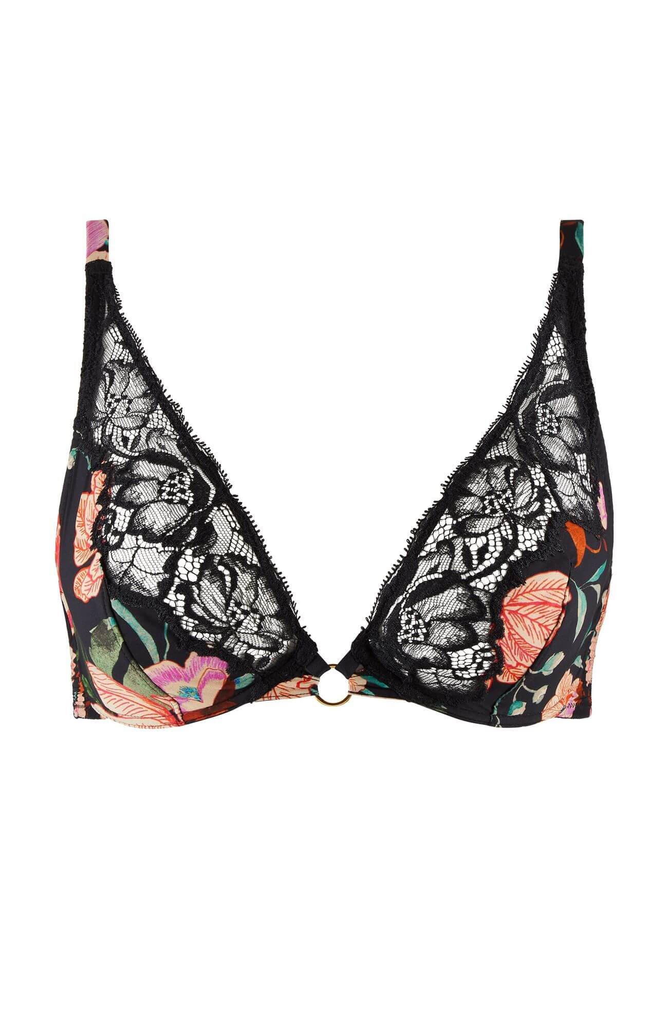 Бюстгальтер с треугольными чашками на косточках Бренд 