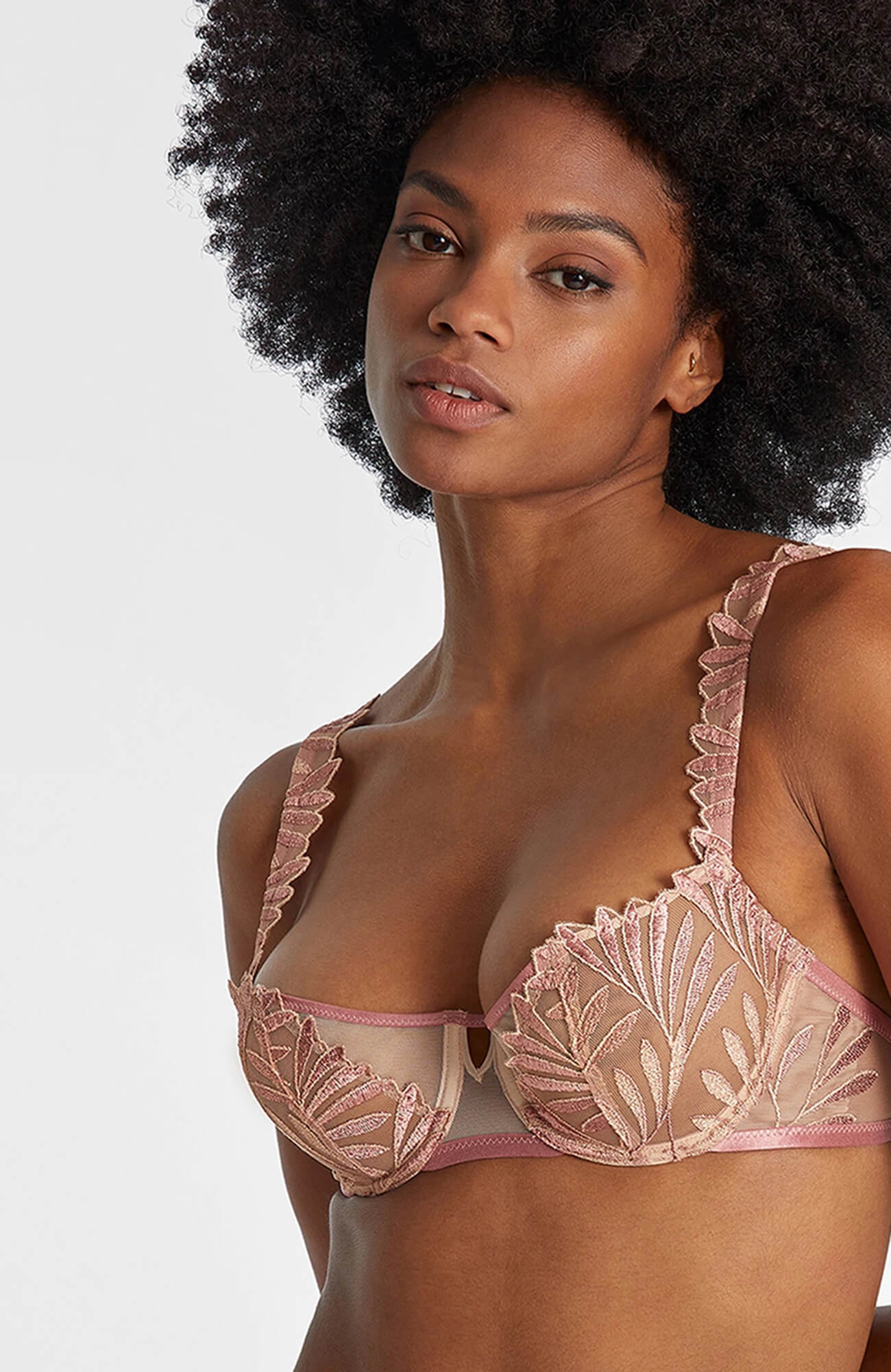 Бюстгальтер балконет на косточках Бренд 