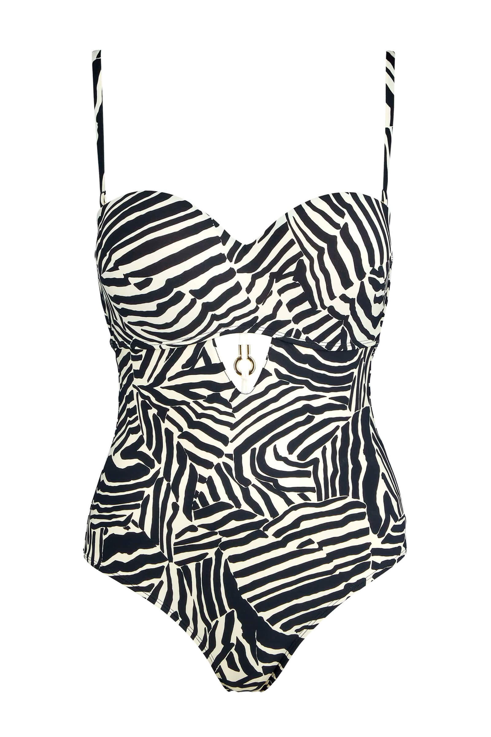 Слитный купальник со съемными бретелями Бренд 