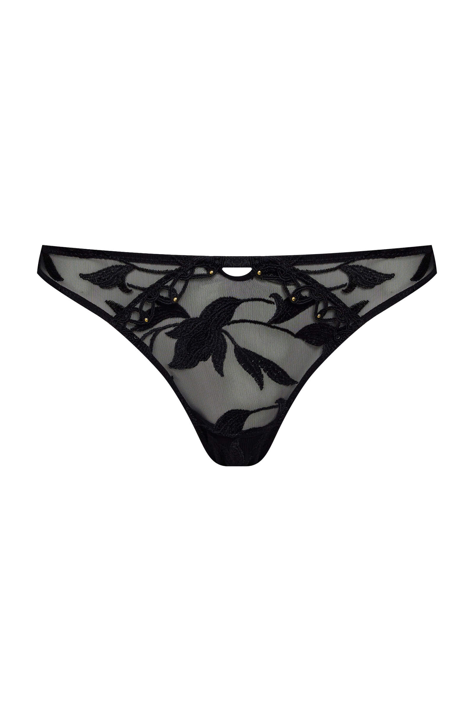 Трусы слипы с французской вышивкой и шнуровкой на спинке Бренд 