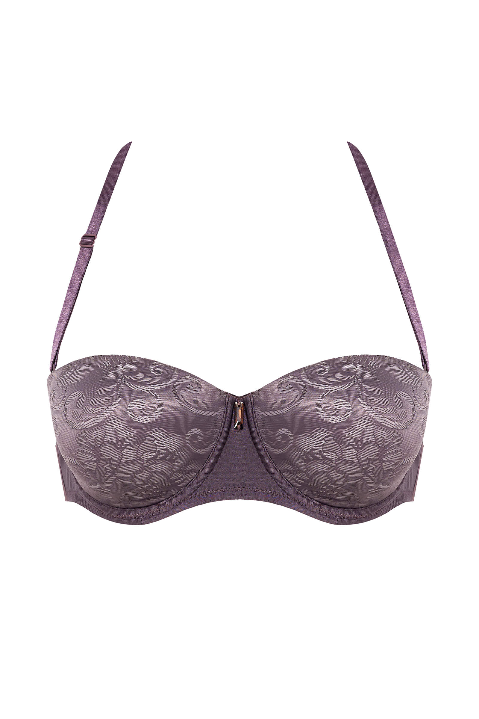 Бюстгальтер бандо с цветочным кружевом Бренд 