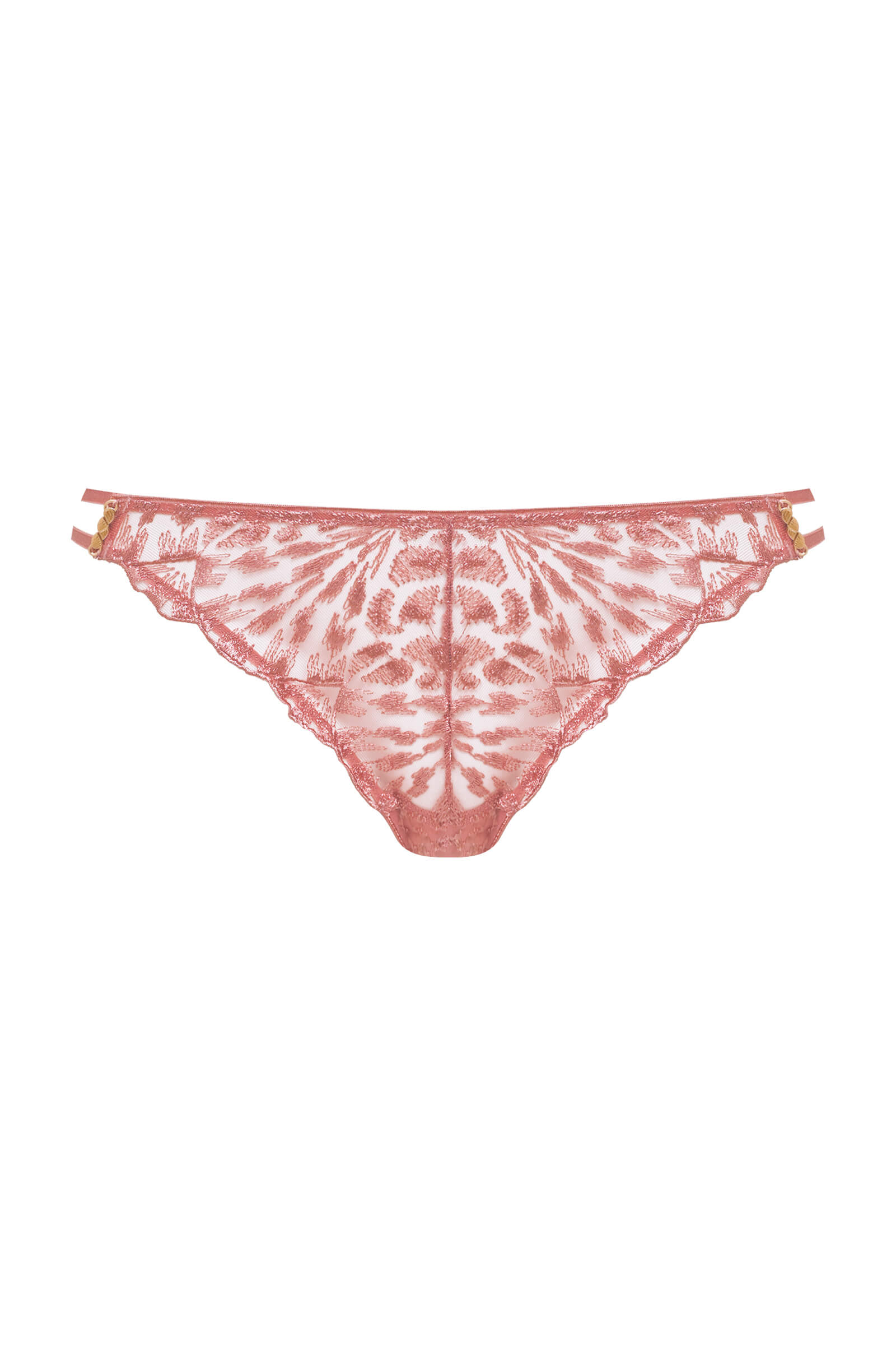 Трусы стринги с анималистичной вышивкой Бренд 