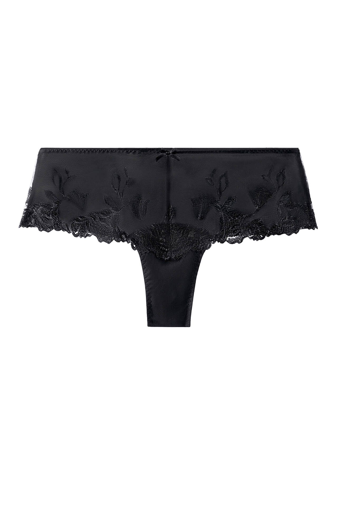 Трусы хипстеры с цветочной вышивкой Бренд 