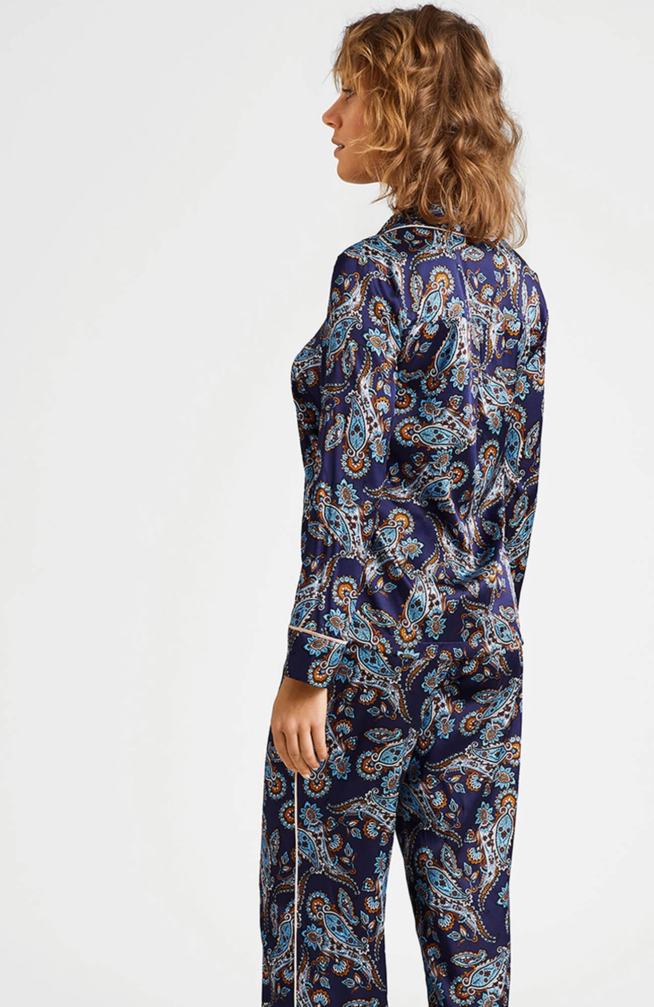 Пижамная рубашка с английским воротником Бренд  Изображение 3