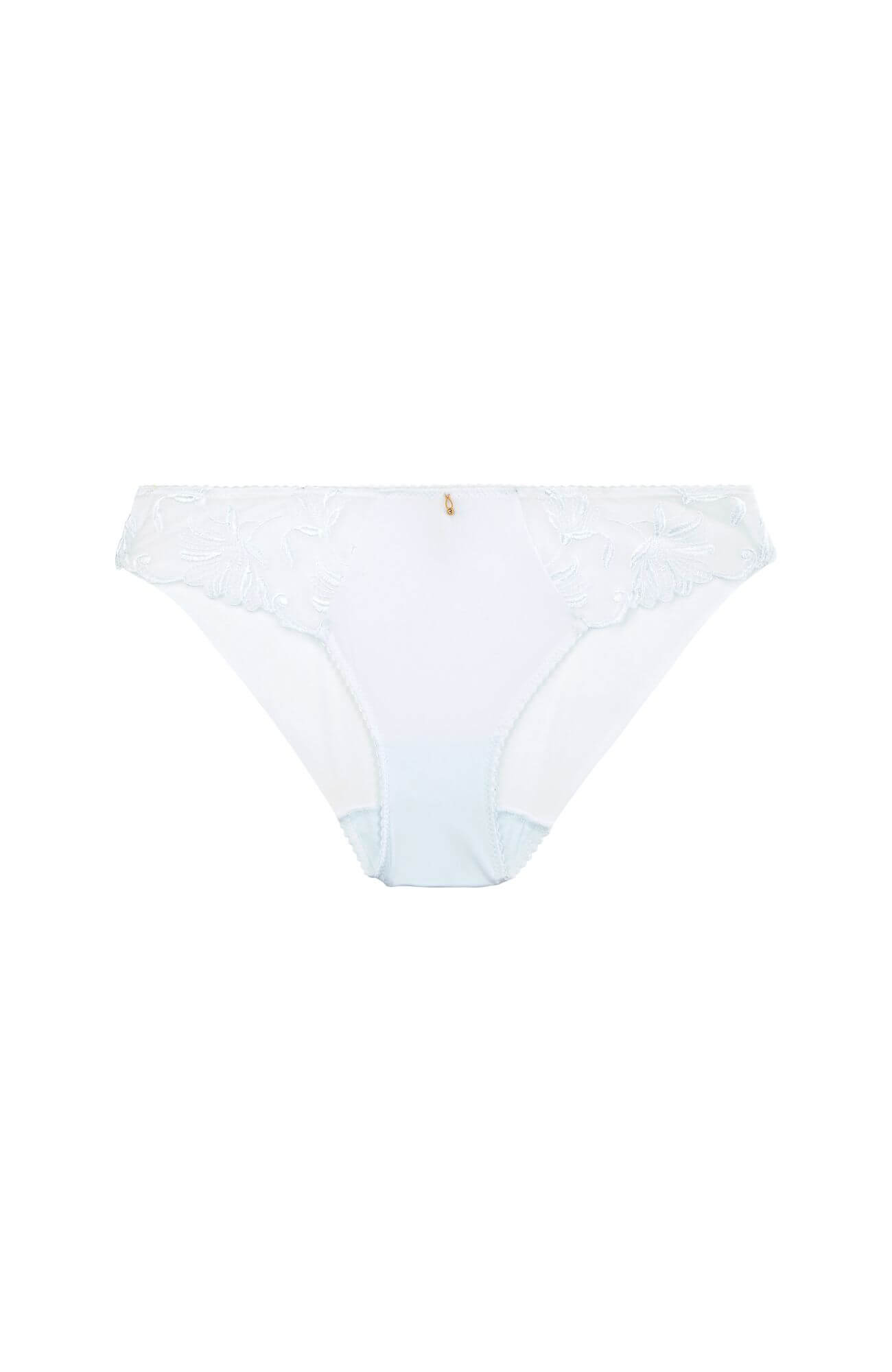 Трусы слипы с цветочной вышивкой Бренд 