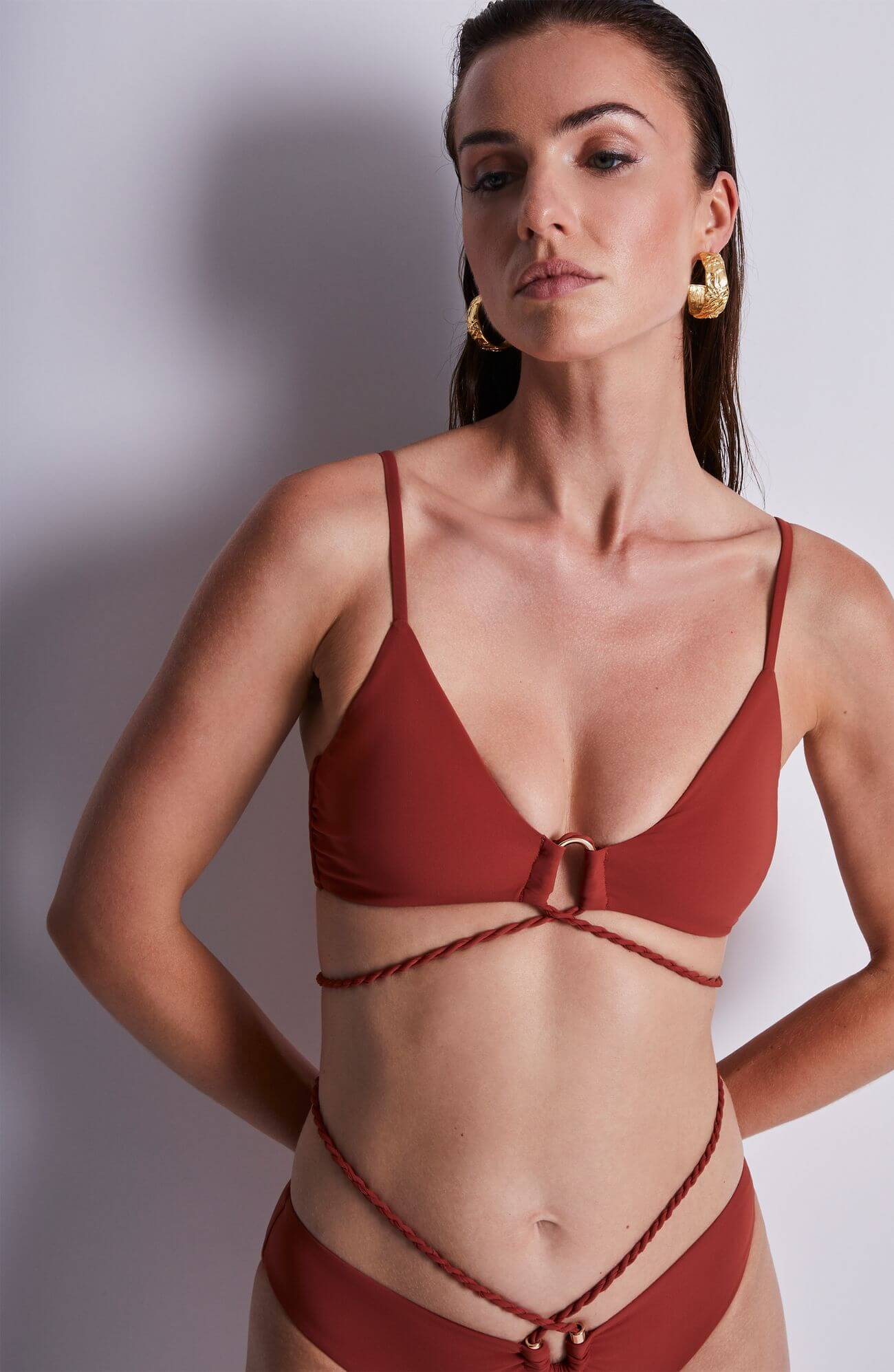 Лиф с треугольными чашками без косточек Бренд 