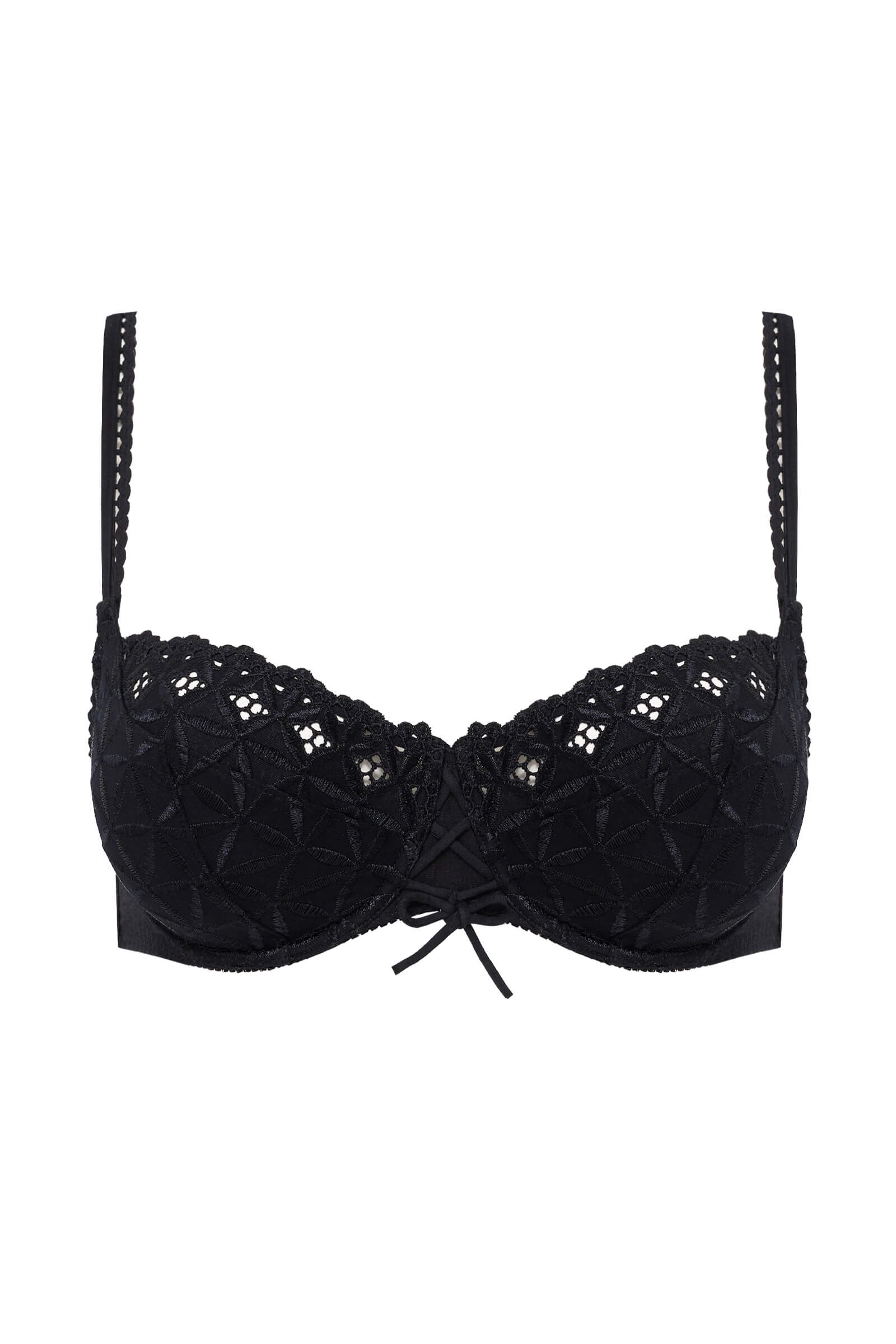 Бюстгальтер балконет с графичным узором Бренд 