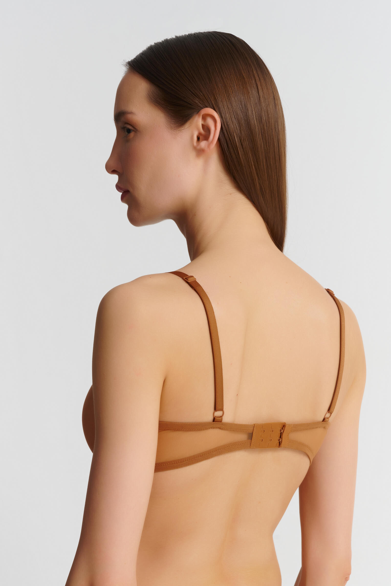 Бюстгальтер деми из нежного тюля на косточках Бренд  Изображение 3