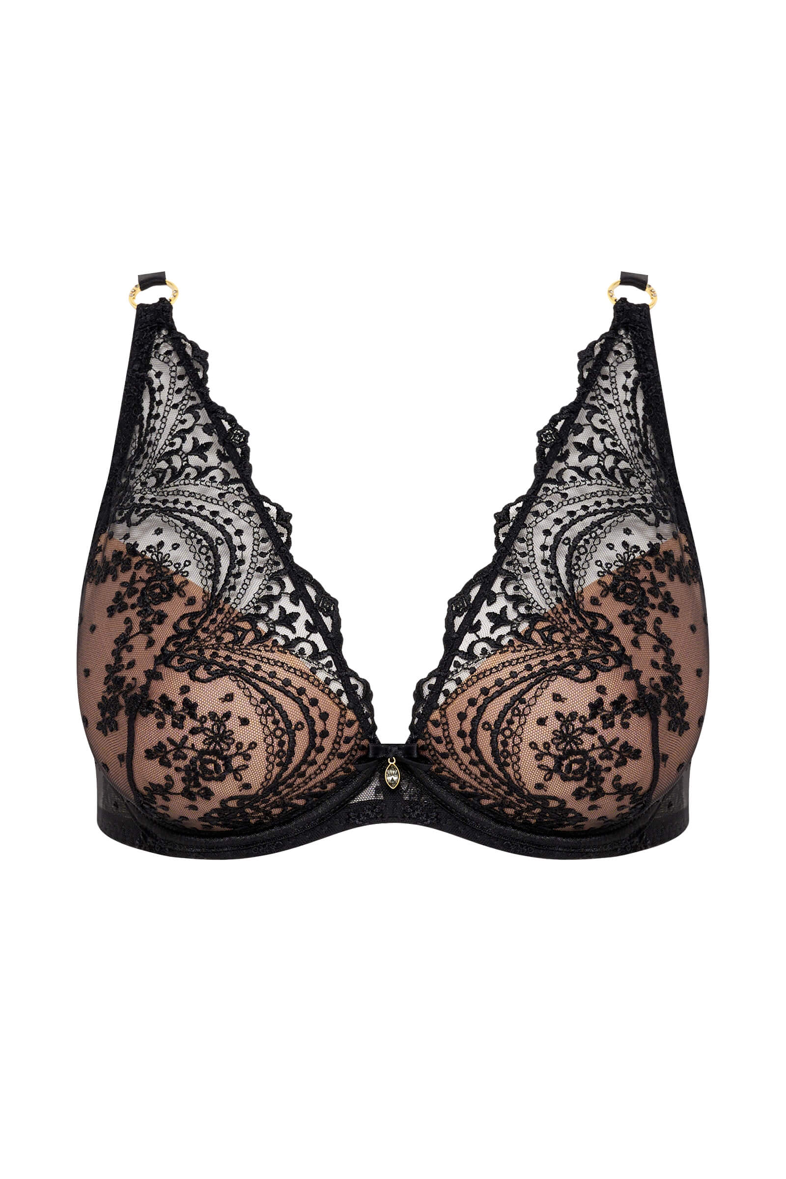 Бюстгальтер с треугольными чашками Бренд 