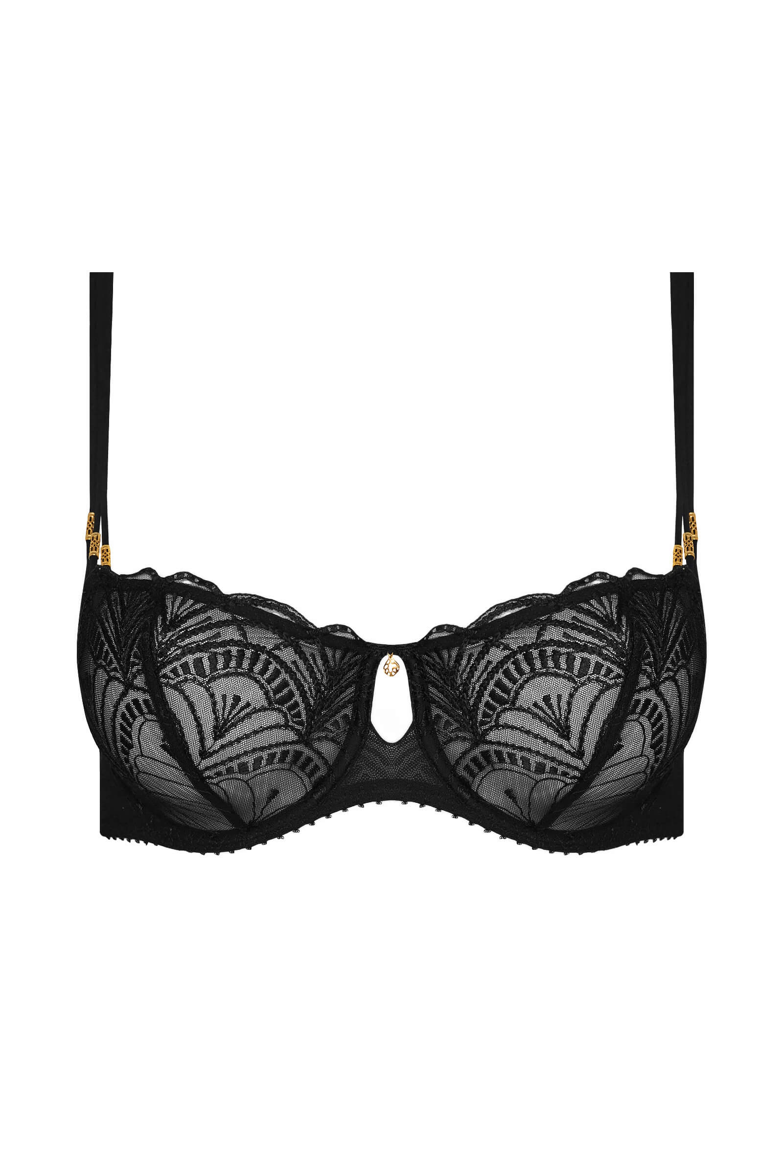 Бюстгальтер балконет с вышивкой Бренд 