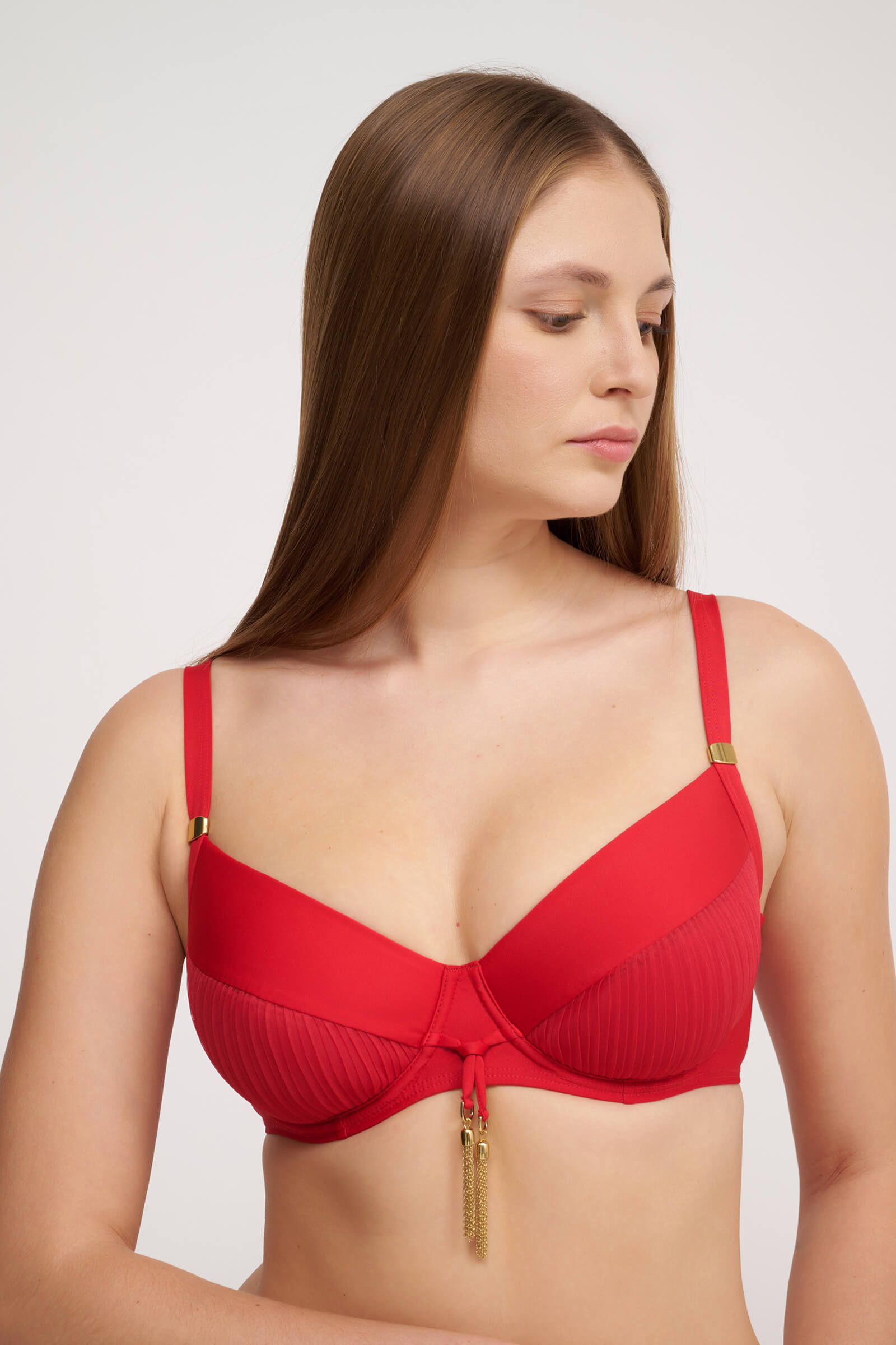 Лиф деми с декоративными подвесками Бренд 