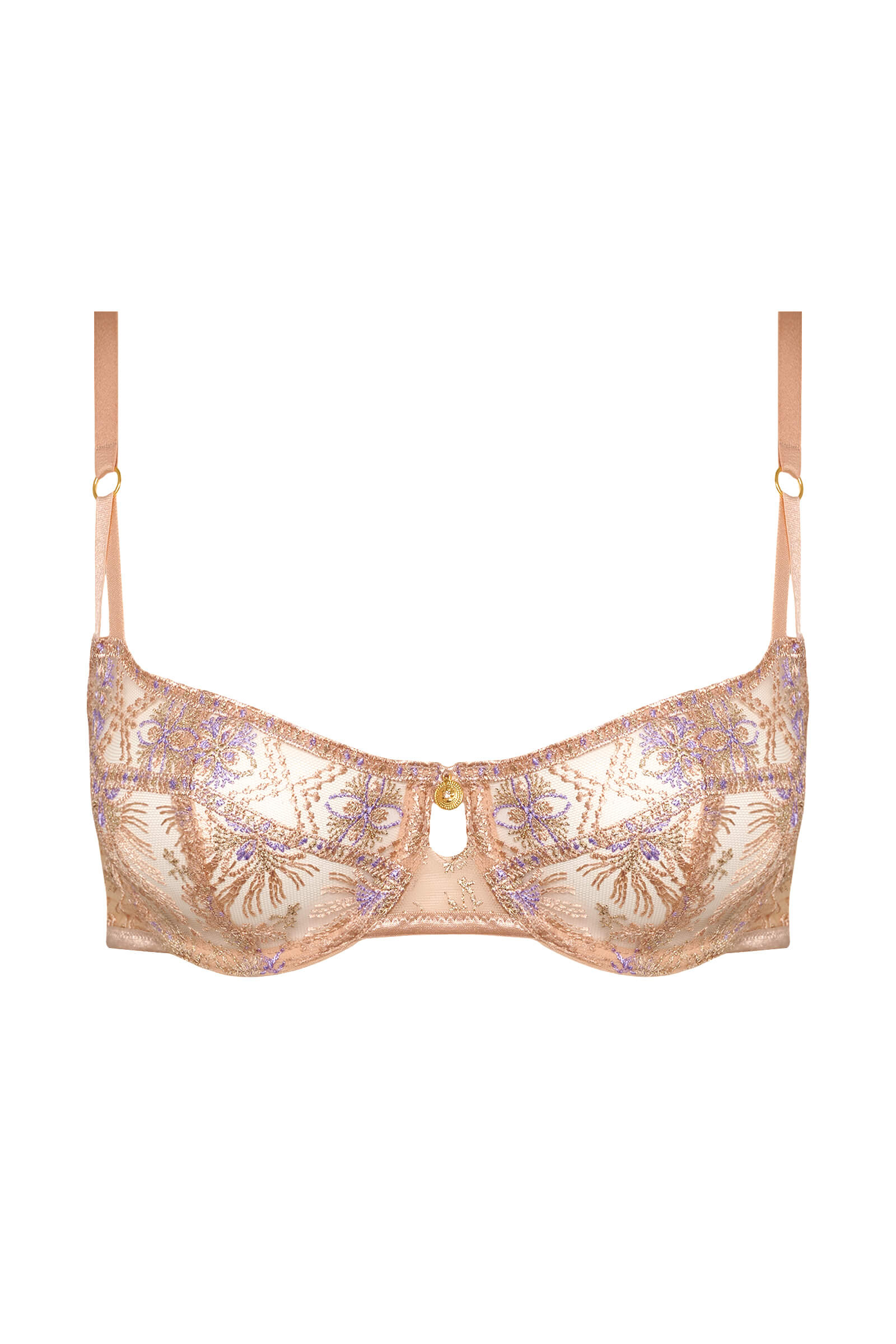 Бюстгальтер балконет с вышивкой Бренд 