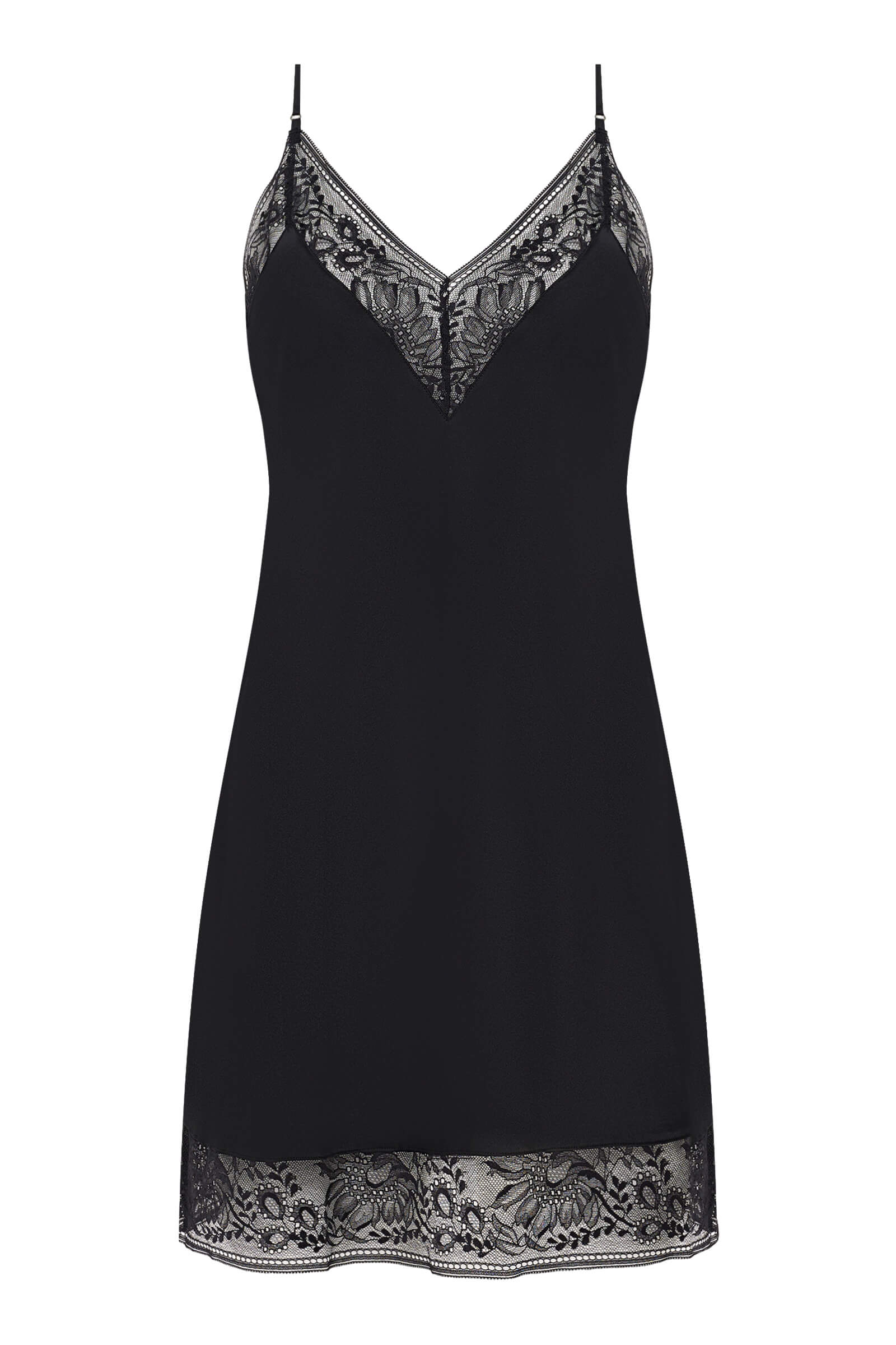 Шелковая комбинация с V-образным вырезом Бренд 