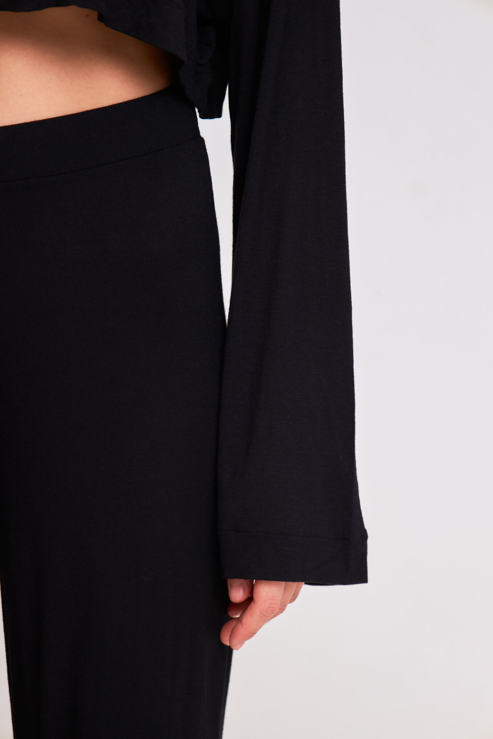 Укороченная блузка с круглым вырезом Бренд  Изображение 5