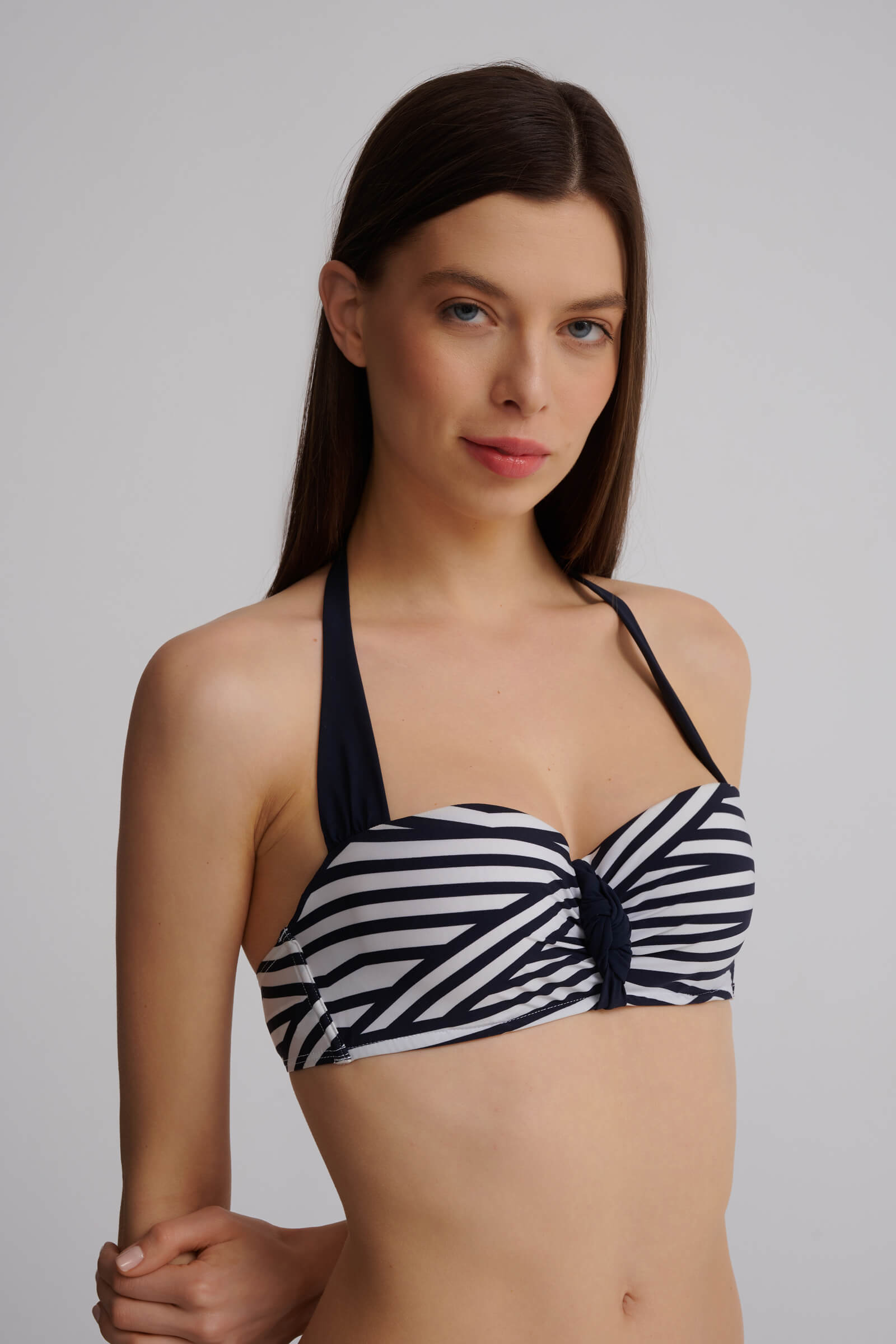 Лиф бандо с завязками на шее Бренд 