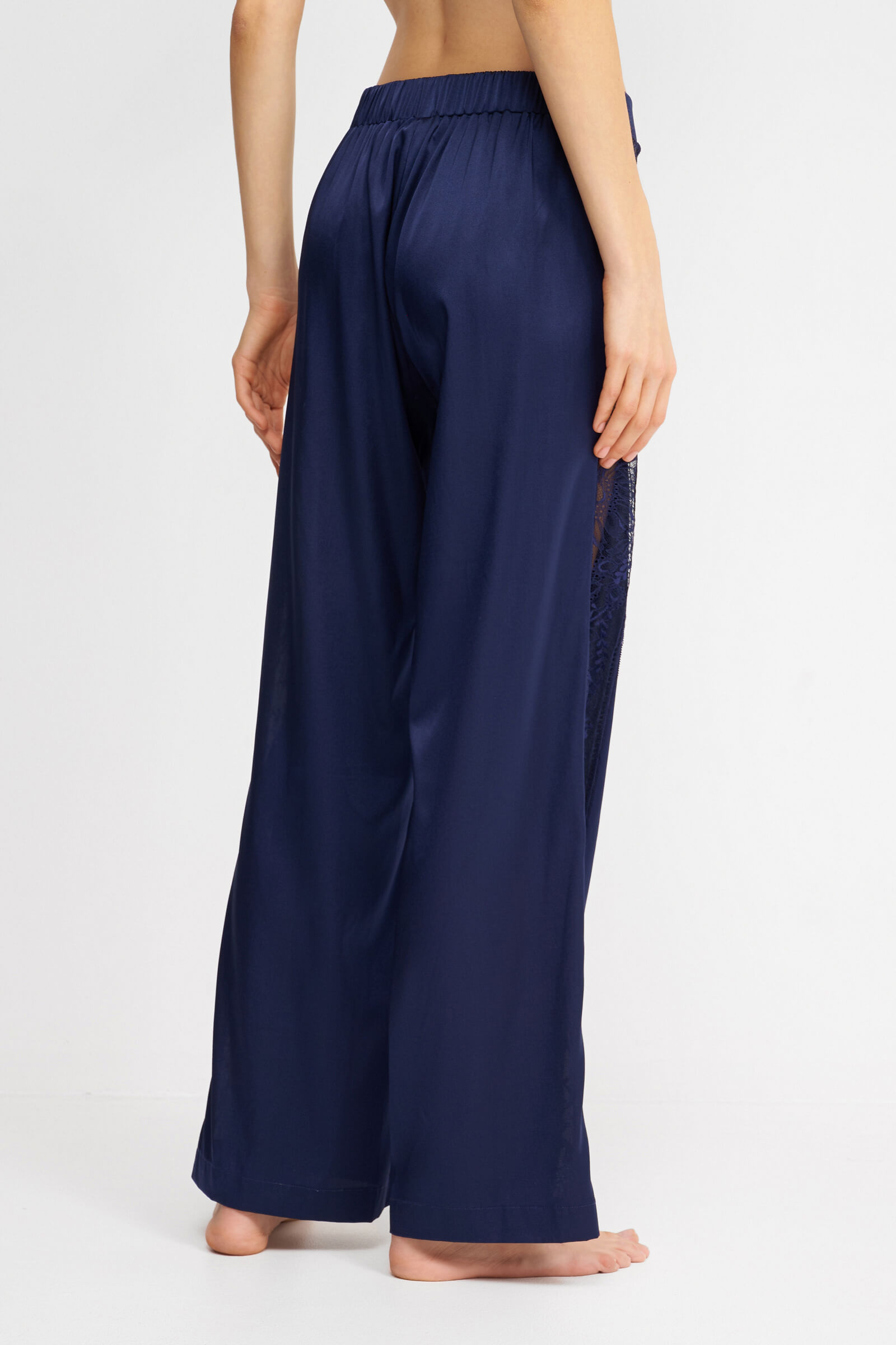 Шелковые пижамные брюки с кружевом Бренд  Изображение 3