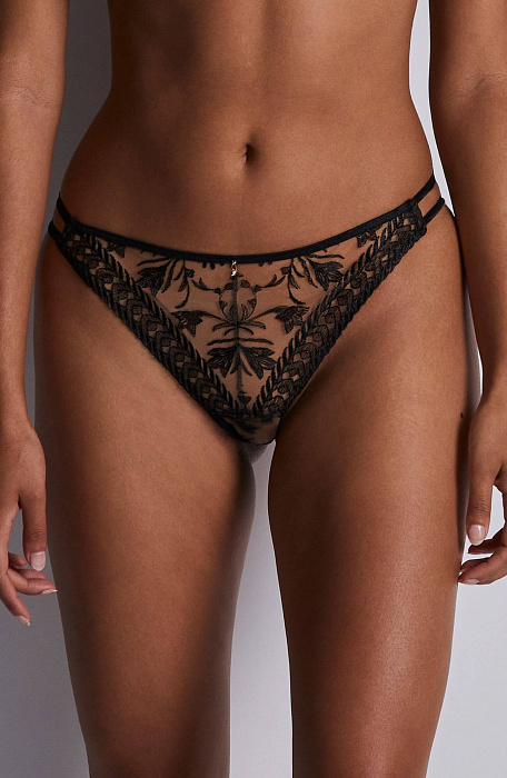 Трусы стринги с цветочным узором Бренд 