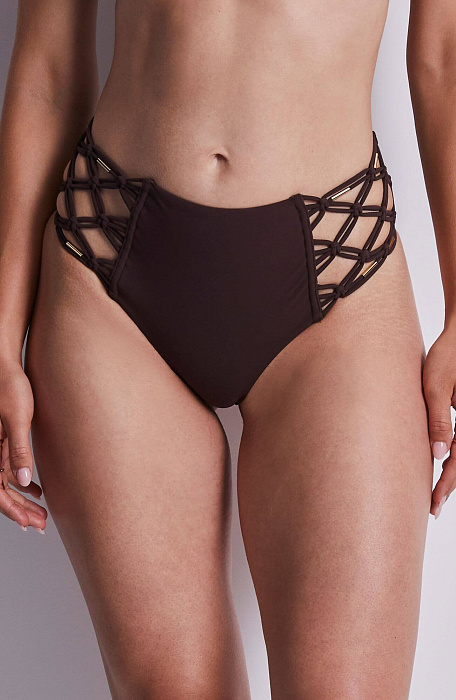 Плавки слипы с высокой посадкой Бренд 